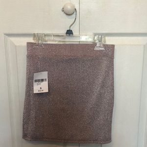 glitter bodycon skirt